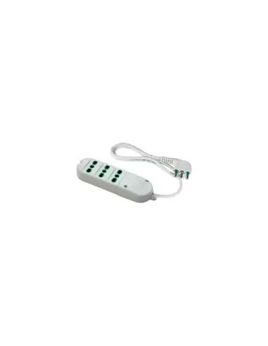 Fanton 41010 white power strip with 3 dual-output 2p t 16a sockets and 1.5m cable, 2p t16a plug
