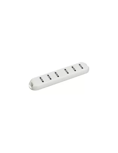 Bticino 3658d 6-socket multi-socket power strip, white
