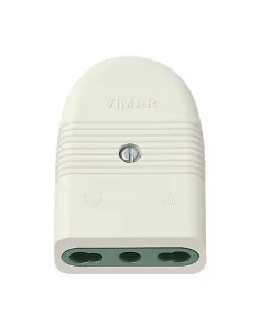 Vimar 01029.B Presa 2P T 16A P17/11 Assiale Bianco