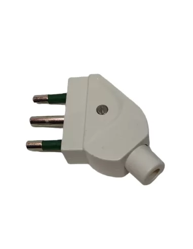 Vimar 01068.B 2P T 16A 45° White Flying Plug