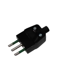 Vimar 01051.N 2P T 10A Black Flying Socket