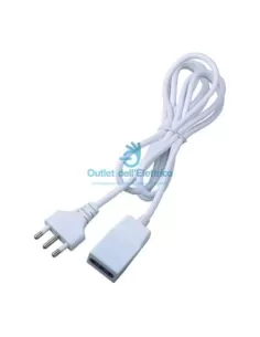 Cfg e240 5 meter linear extension cord, 10A plug, white socket