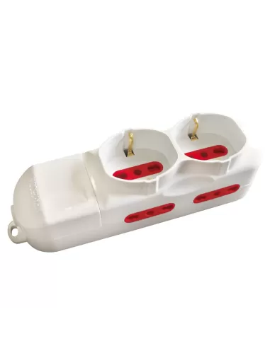 Arteleta (lyvia) rl 5127 universal 2-way power strip 4 10/16a with white interior