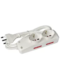 Arteleta (lyvia) rl 5127 universal 2-way power strip 4 10/16a with white interior 2