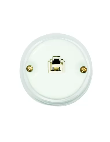 Gambarelli 00220 presa telefonica plug 4//4 porcellana