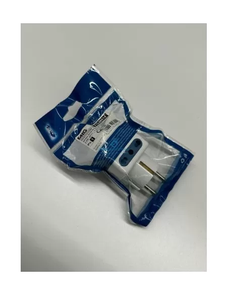 Faeg FG28514 Adattatore triplo schuko/p40 + 2 p17 16a bn blist