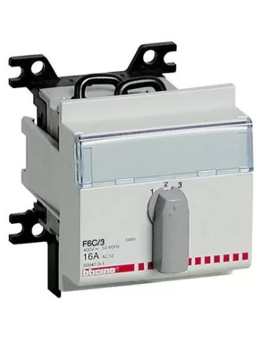 Bticino btdin - interruptor 2 posiciones cero f6c//3 modular din35 carril din