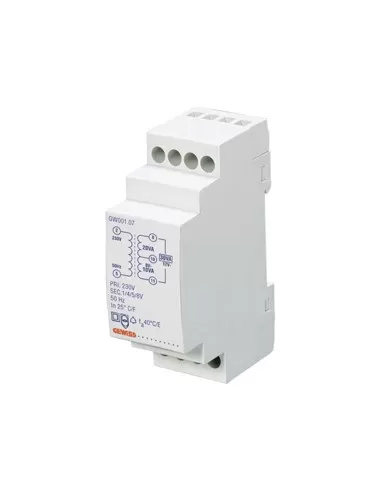 Gewiss Transformator für Klingeltöne 10 VA zu P 230 V 2 Module GW96423