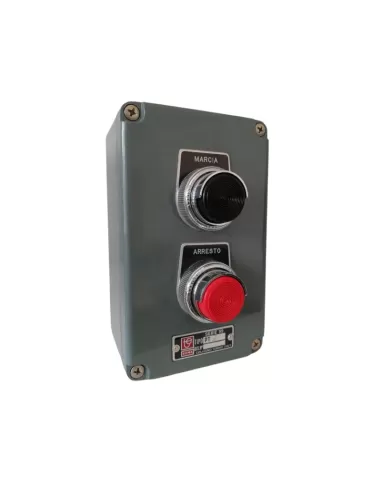 Cema pt2 metal push-button panel with 2 start-stop buttons