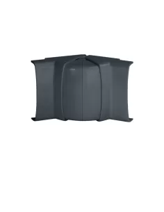 Bocchiotti b03067 angolo interno variabile canale cornice aicn nero ardesia