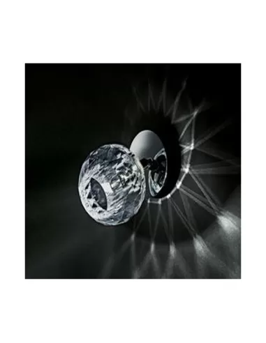 Aureliano toso-sunlight p-pl wall/ceiling orient d 10cm g9 60w diffuser in cut crystal