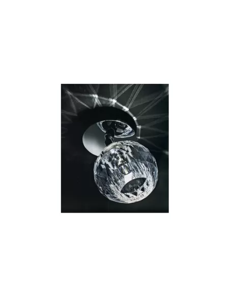 Aureliano toso-sunlight p-pl wall/ceiling orient d 10cm g9 60w diffuser in cut crystal