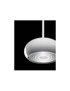 De majo boa//s sospensione verniciato bianco lucido 1x60w g9 (ceeusa) l 45m diam diff 18cm 2