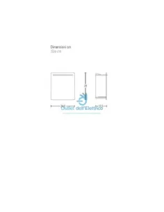 Area lite F2802720 Shade specchio fbt e27 max 32w applique pepper 2