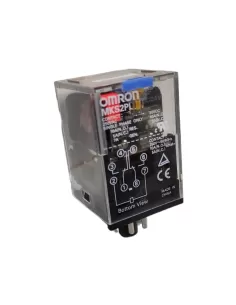Omron mks2pidc24-23935 relay-2spdt,10a//24dc,octaletestbutton