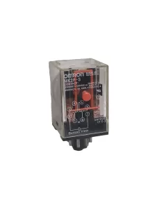Omron mk2ps48ac-115693 rele' 2 spdt,10a 48vac, octal   pulsante di prova
