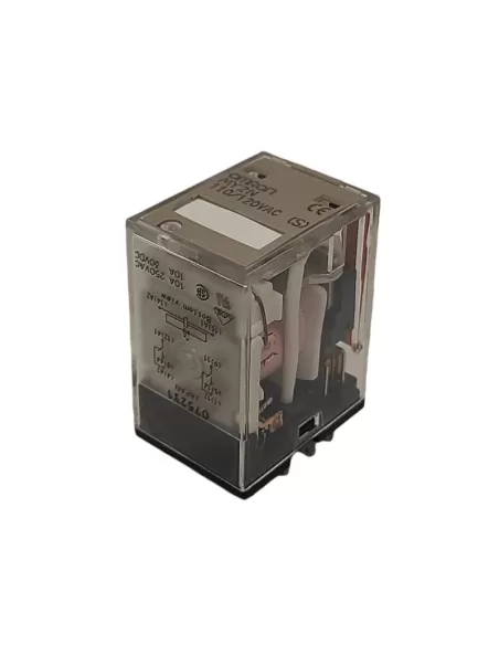 Omron my2n110120acs-11 relay-2spdt, 10 a//250 vac, term inn, led