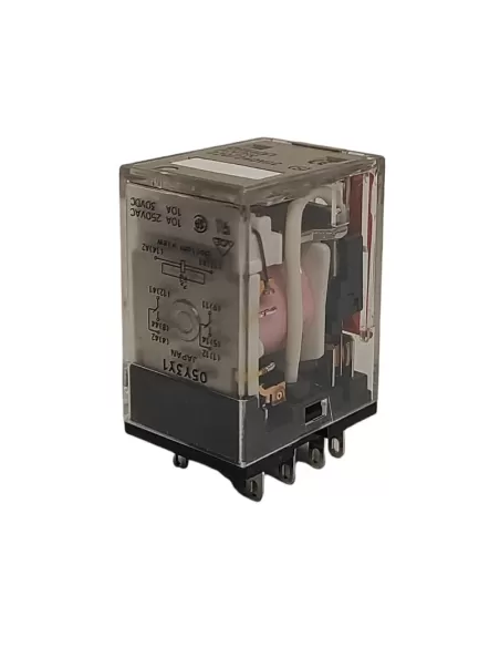 Omron my2n220240acs-11 relay-2spdt, 10 a//250 vac, term inn, led