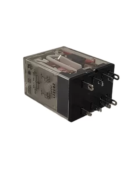Omron my2n24acs-104348 relay-2spdt, 10 a//250 vac, term inn, led