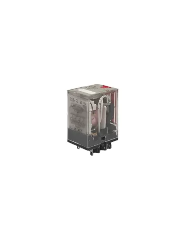 Omron my4in24acs-11404 4spdt relay, 5a 24vac, plug-in terminals, LED test button