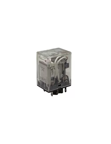 Omron my3n24dc-1144080 relay 3 spdt, 5a 220vac, plug-in terminals, led