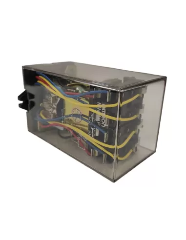 Omron relay dpdt dpst-no 5a 24vac 15pin mm4kp24ac