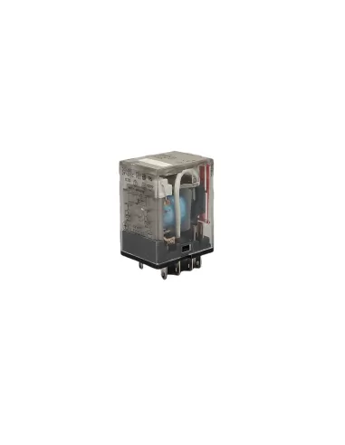 Omron my2nd224dcs-1140 2spdt relay, 10a 250vac, plug-in terminals, LED diode