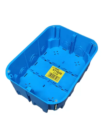 Vimar V71620 Boîte d'encastrement multifonction 12-14 modules muraux lumineux
