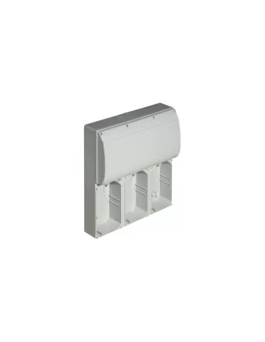 Bticino junction box for 3 interlocked sockets with 18-module cover
