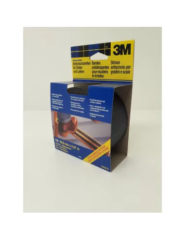 3m 70070594612 7635ch non-slip strips on steps and stairs pack of 1 roll 50.8mm 4.57m