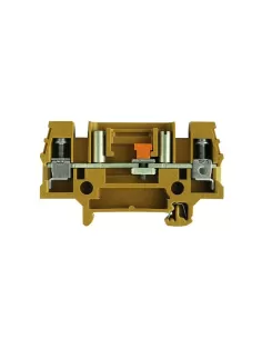 Weidmuller 0105920000 sakt 2/lt ts 35 disconnect terminal cross-section 6 mm?, screw connection, medium yellow, direct mounting