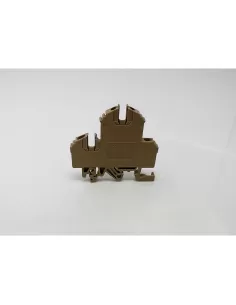 Conta connect rkd2,5 double screw din terminal 2.5mmq beige conta-clip 1206 2