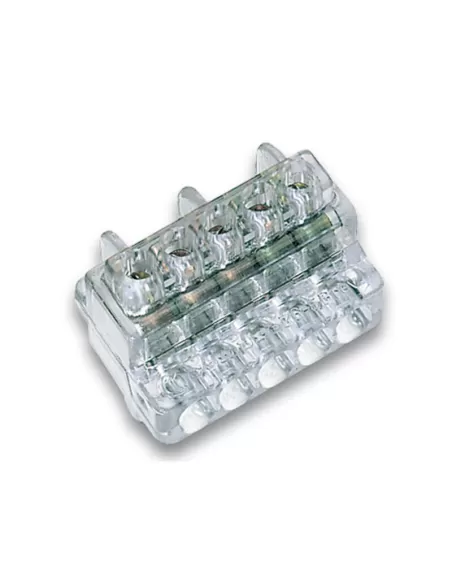 Cembre z6-5 5-way single-pole terminal block, 6mmq section