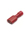 Cembre rf-f405p capicorda ad innesto femmina rosso 4,8x0,5 tutto isolato