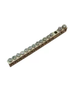 Vimar V51814 Brass Terminal Block 12 Holes 6mm