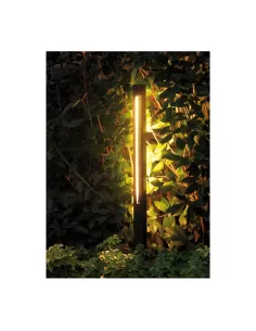 Viabizzuno f4 127 02 square tube argento g5 14w he l 1000 2