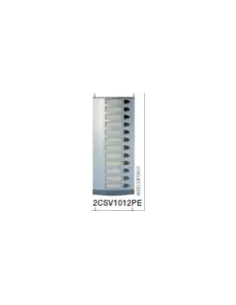 Abb 2csv1012pe simple 12-button external plate