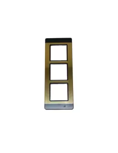 Bpt 60060700 tmp//3-au tm Aluminiumplatte 3 Module Gold