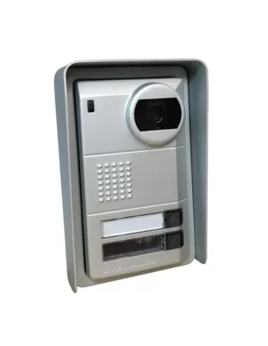 Bticino ct1000 2 posto esterno a//v linea1000 b//n 2 pulsanti analogico 8 fili c//visiera