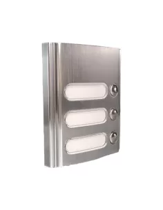 Vimar 8053/39 Galileo 3-Button Aluminum Supplementary Module