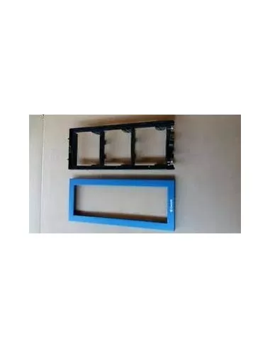 Comelit 3311//3b 3-module frame Powercom series with blue frame