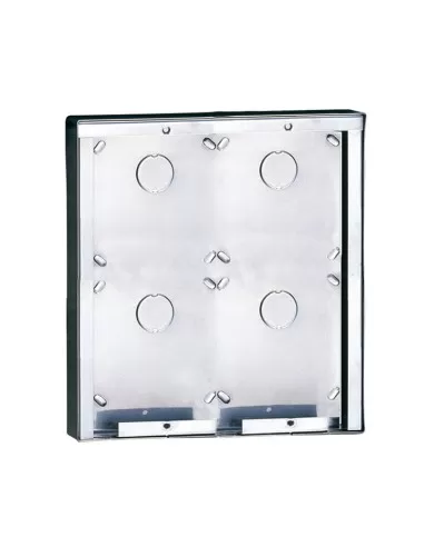 Comelit 3316//4 custodia da parete in acciaio inox 4 modu