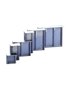 Comelit 3319//2 Powercom series 2-module rainproof wall-mounted housing