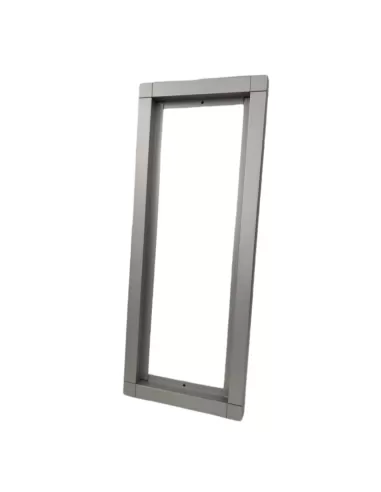 Siedle cornice multipla 3 moduli argento metallizzato sss