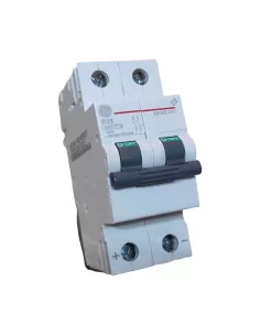 Ge power 673346 ep102ucb25 interruttore automatico 2p 25a 6ka b 440//500vcc fotovoltaico 2m