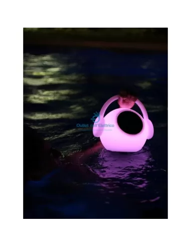 Mantra light speaker rgb con telecomando 10w ip44 bluetooth