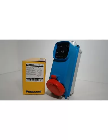 Palazzoli presa interbloccata fe16 3p t 16a 380v 6h ip67 472443