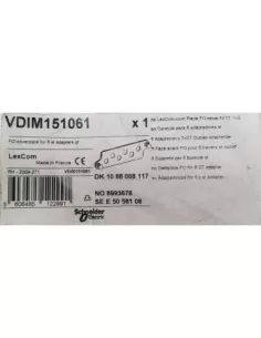 Schneider  vdim151061 piastra 6 st per actassi