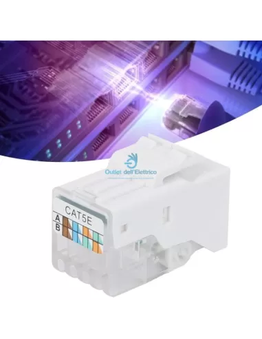 Belconn keystone jack shielded s/ftp cat 5e mj5efk