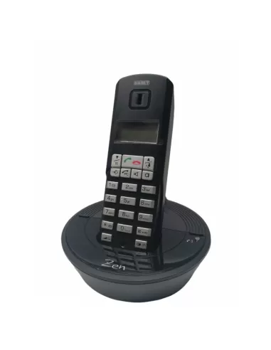 Zen cordless dect c//porta usb per comunic voip c//skype nero